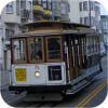 MUNI Standard cable cars in standard fleet livry